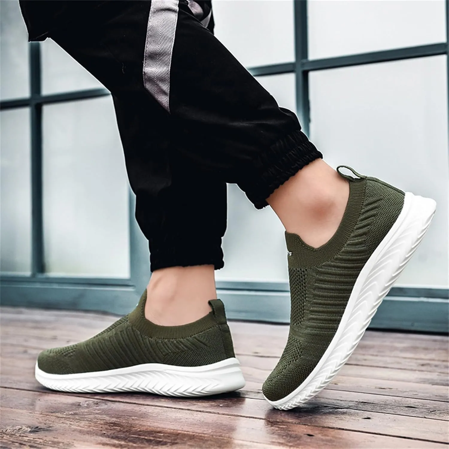 Arch Support Non Slip Minimalist Shoes for Men Hiking Footwear Barefoot Shoe Men's Classic Casual Walking Shoes