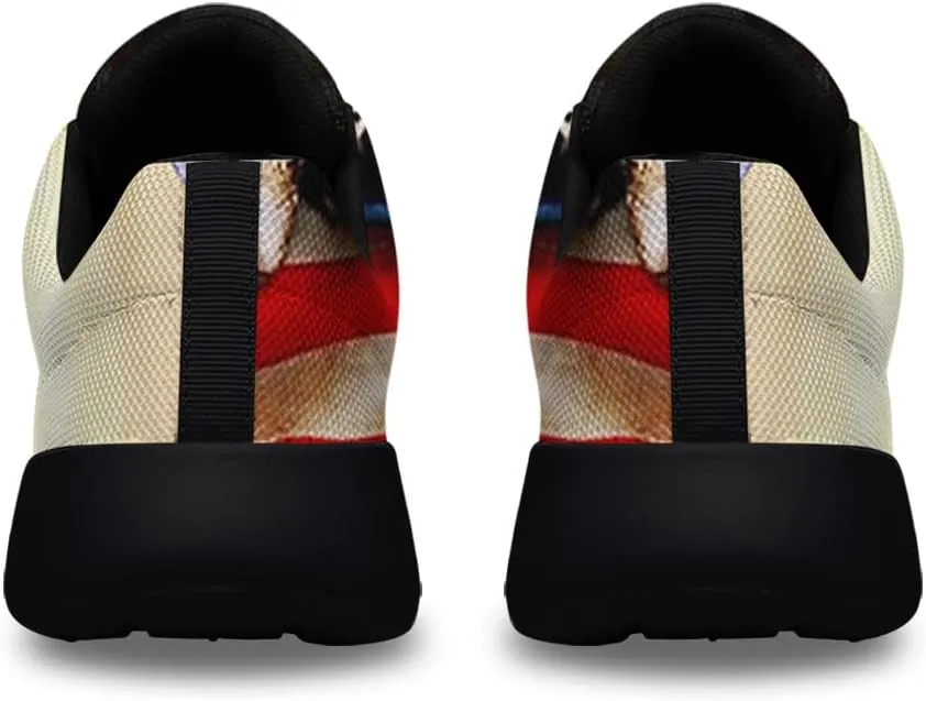 Christian Jesus Shoes, Lace Up Walking Sneakers, Cross Running Shoes Mesh Breathable Sports Trainers