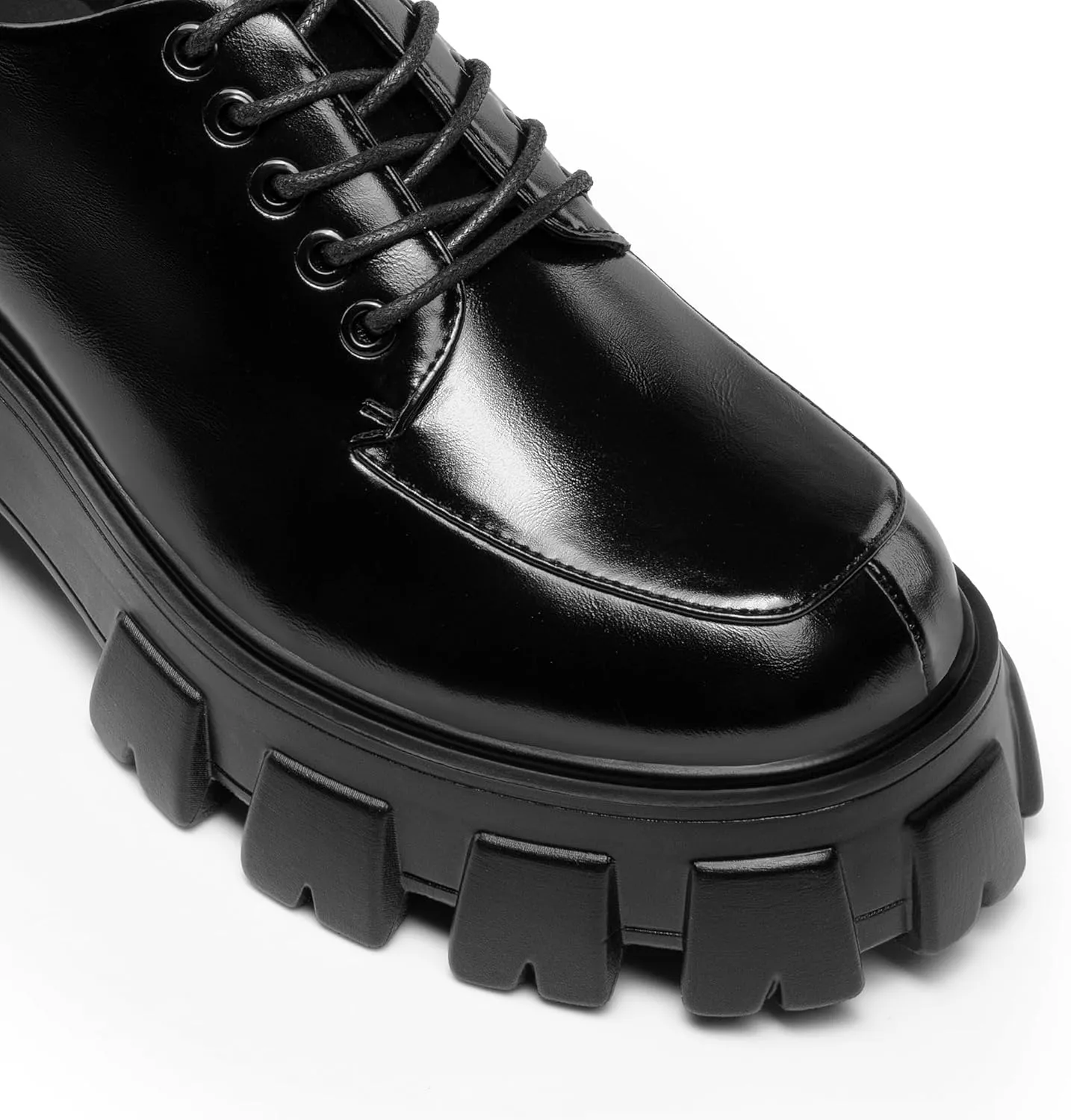 DREAM PAIRS Women's Platform Oxford Chunky Lace Up Lug Sole Comfort Business Work Dress Shoes