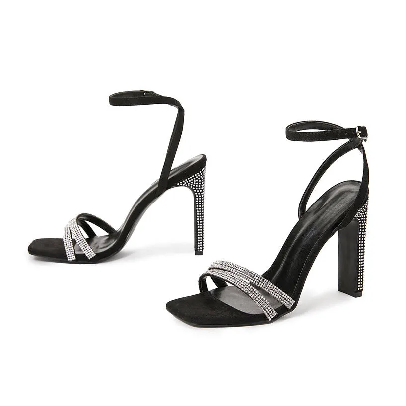 elveswallet Chic Sequin Vamp Pumps Sandals