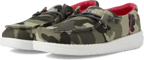 Hey Dude Girl's Wendy Youth Multiple Sizes & Colors | Girl’s Shoes | Girl’s Lace Up Loafers | Lightweight & Comfortable