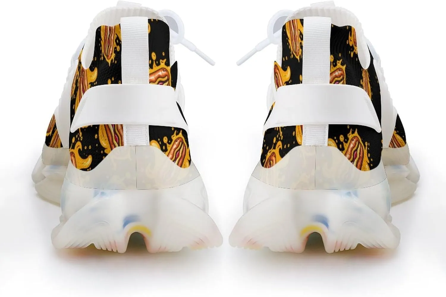 Hot Dog Mens Sneakers Running Shoes Lightweight Athletic Shoes for Jogging Walking Gym