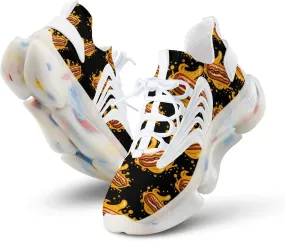 Hot Dog Mens Sneakers Running Shoes Lightweight Athletic Shoes for Jogging Walking Gym