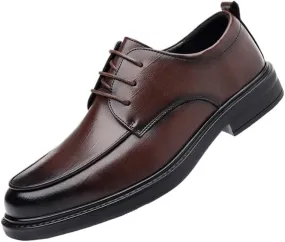 Mens Oxfords Shoes Slip-ons Orthopedic Shoes Genuine Leather Shiny Patent Leather Dress Shoes