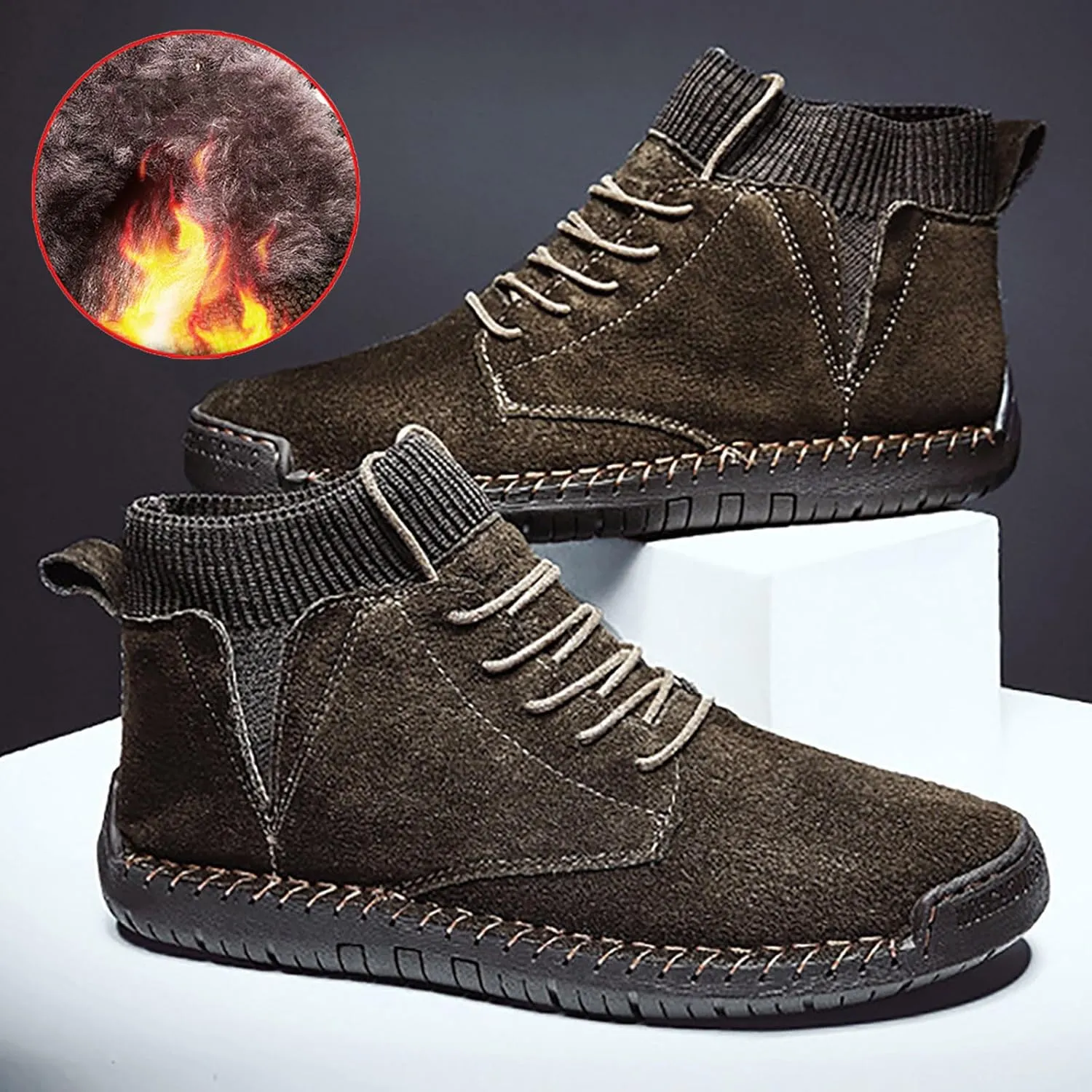 Mens Slip on Sneakers Running Shoes for Men Slip on Lightweight Breathable Fashion Sneakers Black Sneakers