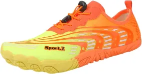 Men's Slip on Walking Shoes Comfy Memory Foam Breathable Hiking Shoes Mesh Fashion Sneakers Lace Up Non Slip Indoor Outdoor Training Gym Shoes Wide Width