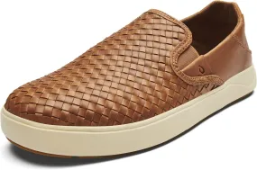 OLUKAI Lae'ahi Lauhala Men's Woven Leather Shoes, Versatile Everyday Leather Sneakers, Easy Slip On Design, All-Day Wear & Comfort OLUKAI Lae'ahi Lauhala Men's Woven Leather Shoes, Versatile Everyday Leather Sneakers, Easy Slip On Design, All-Day Wear & Comfort