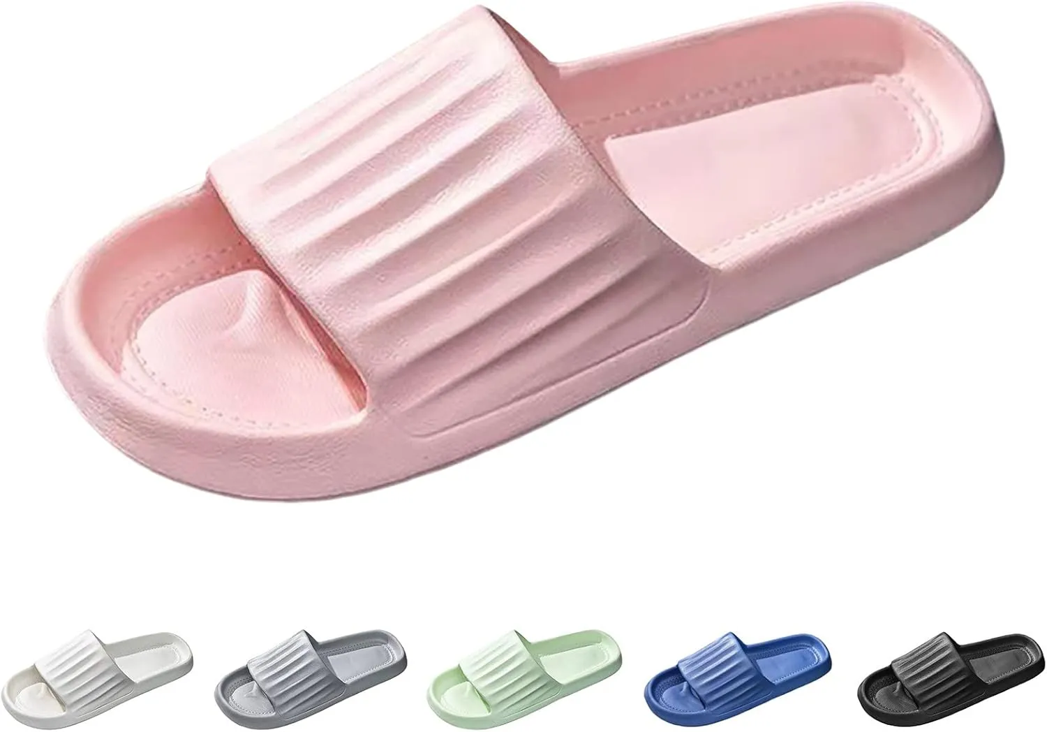 Slides for Men Womens Slides Mens Shower Shoes for Women Public Ultimate Comfort Indoor Slippers