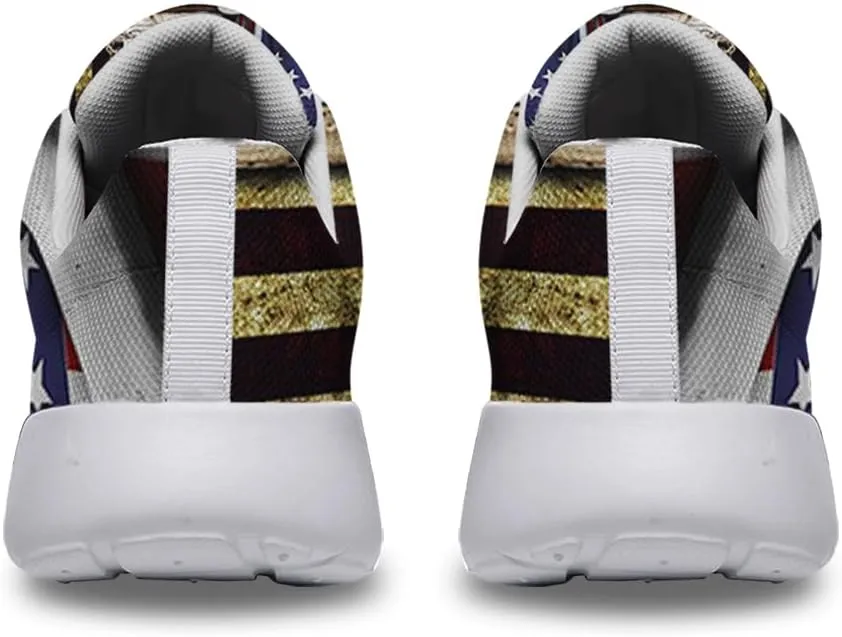 Sonzj-II Christian Jesus Shoes, Lace Up Walking Sneakers, Cross Running Shoes Mesh Breathable Sports Trainers