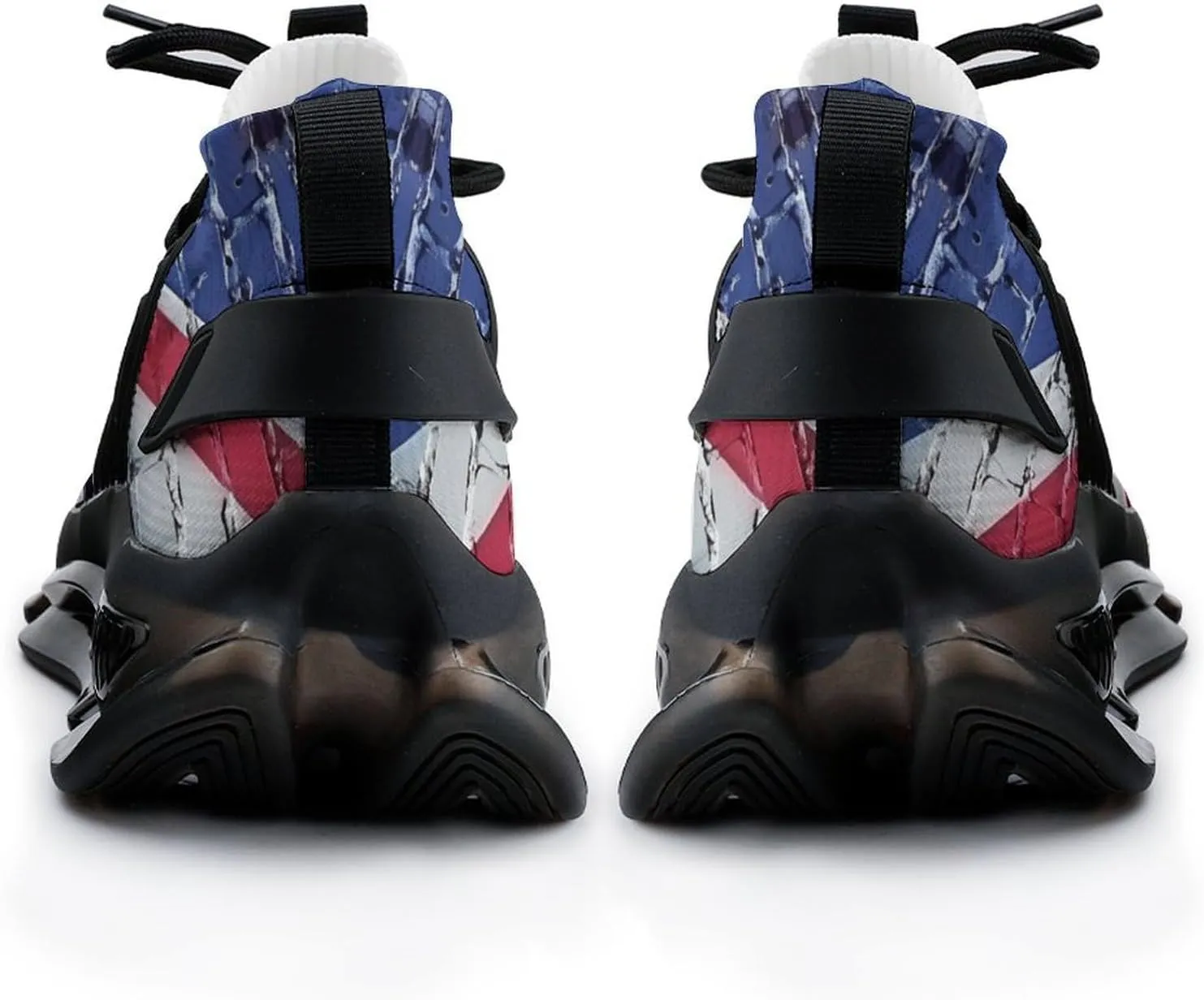 United Kingdom UK Flag Brick Wall Men's Running Shoes Lightweight Walking Shoe Breathable Sneaker