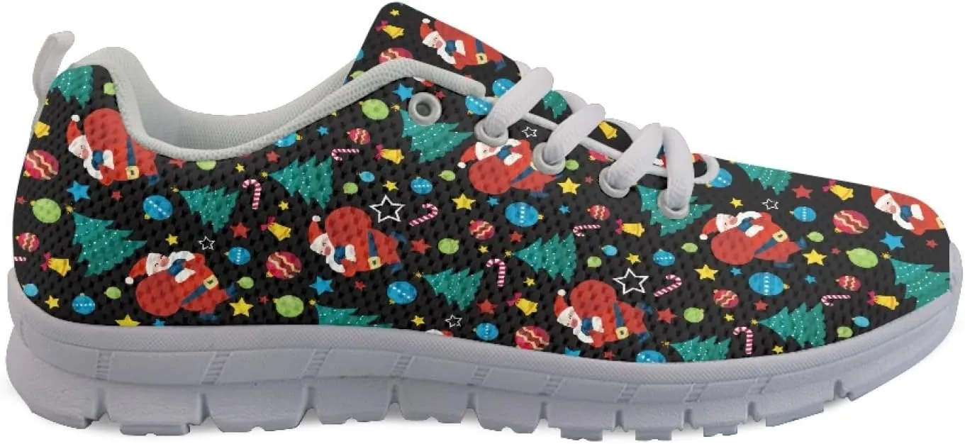 Wanyint Print Women's Sneakers Work Running Comfortable Jogging Shoes Lace-up Shoes