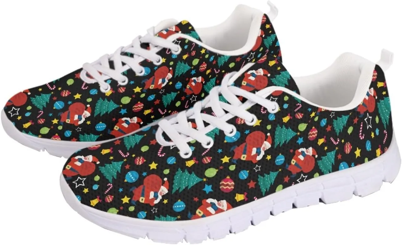 Wanyint Print Women's Sneakers Work Running Comfortable Jogging Shoes Lace-up Shoes