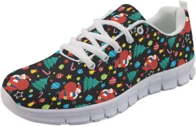 Wanyint Print Women's Sneakers Work Running Comfortable Jogging Shoes Lace-up Shoes