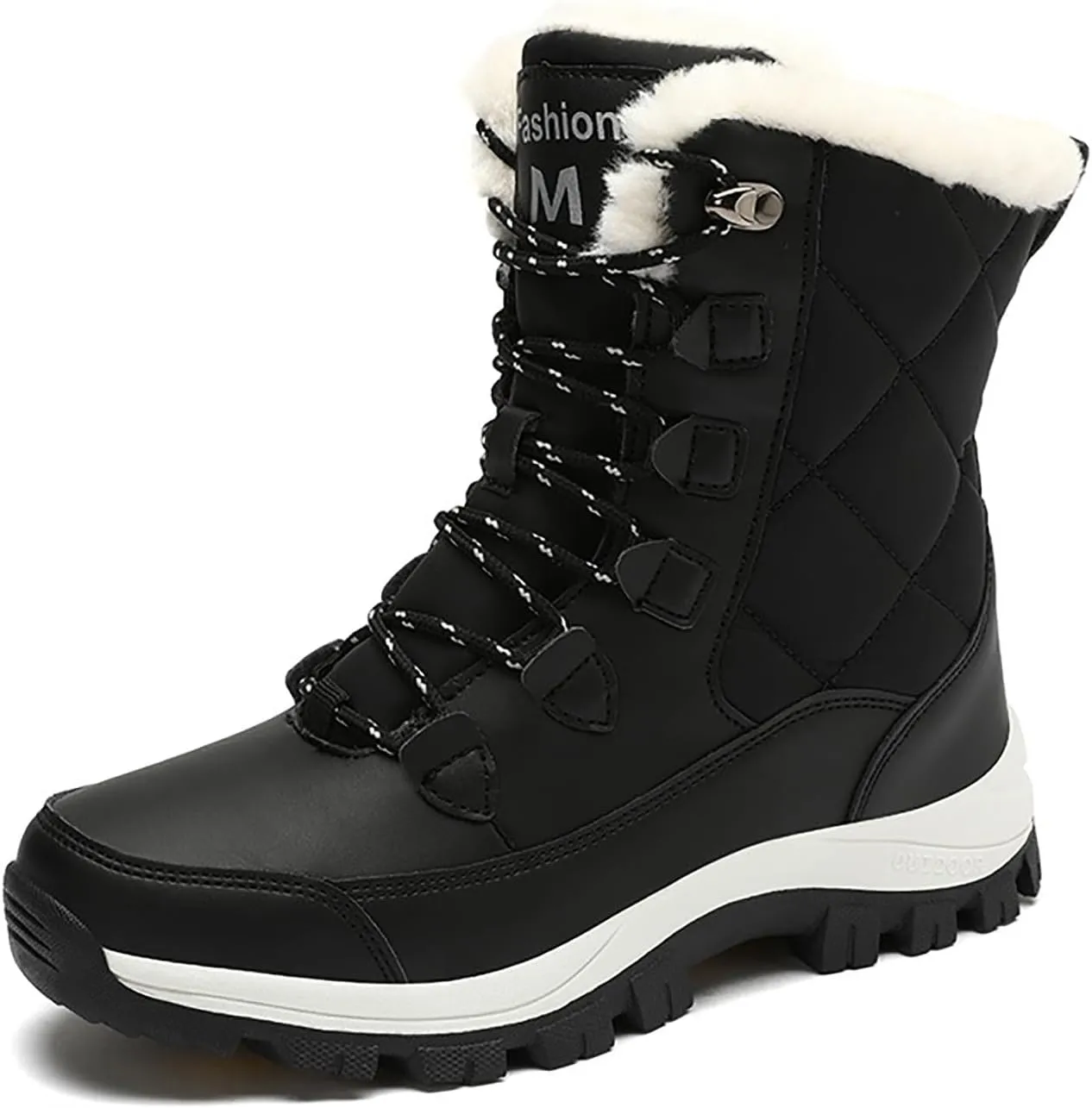 Women Snow Boots Northeast Big Size Snow Boots Female Outdoor Travel Thickened High Top Cotton Shoes Low Cut Snow