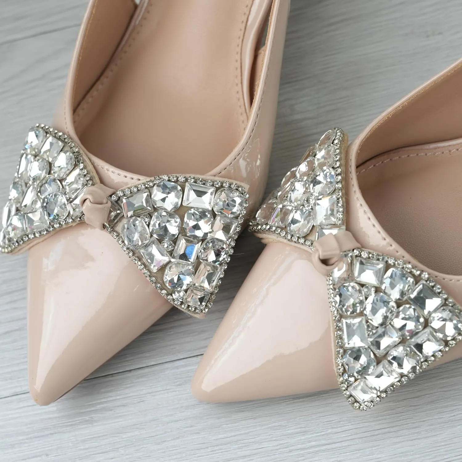 Women's Slingback Kitten Heels with Bow 2.4-Inch Low Heels Closed Pointed Toe Pump Dress Shoes