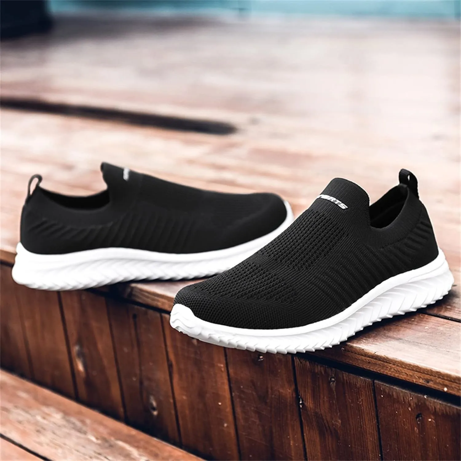 Women's Walking Shoes Cushion Comfortable Breeze Shoes Slip On Shoes Women Walking Women Casual Shoes Platform Sneakers Red Tennis Shoe Cross Trainer Shoe