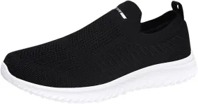 Women's Walking Shoes Cushion Comfortable Breeze Shoes Slip On Shoes Women Walking Women Casual Shoes Platform Sneakers Red Tennis Shoe Cross Trainer Shoe